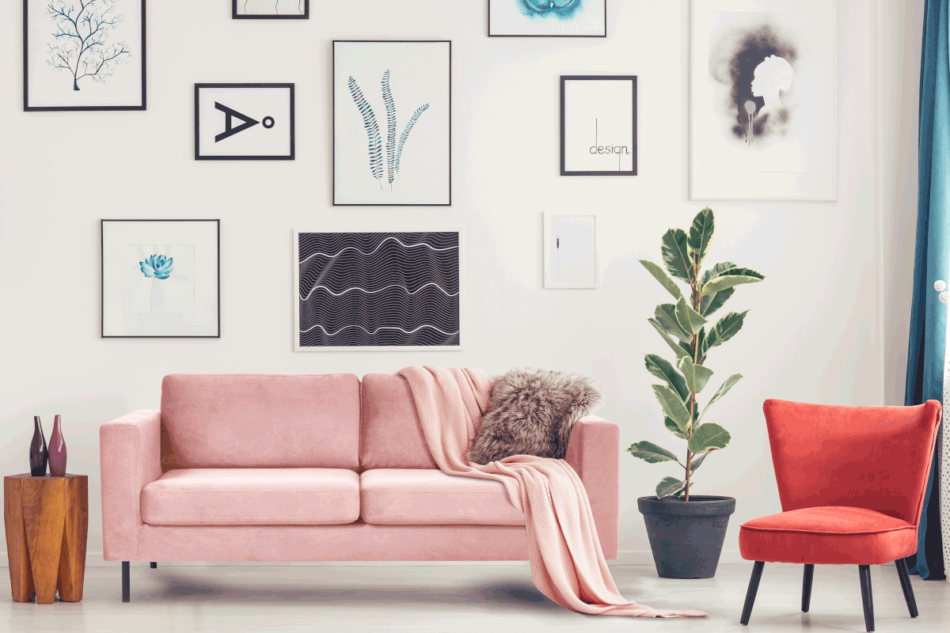 TOZZI Sofa 2 różowy - zdjęcie 4