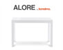 ALORE Stół biały/biały perłowy - zdjęcie 4