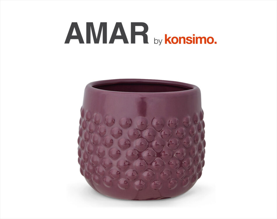 AMAR Osłonka do kwiatów fioletowy - zdjęcie 2