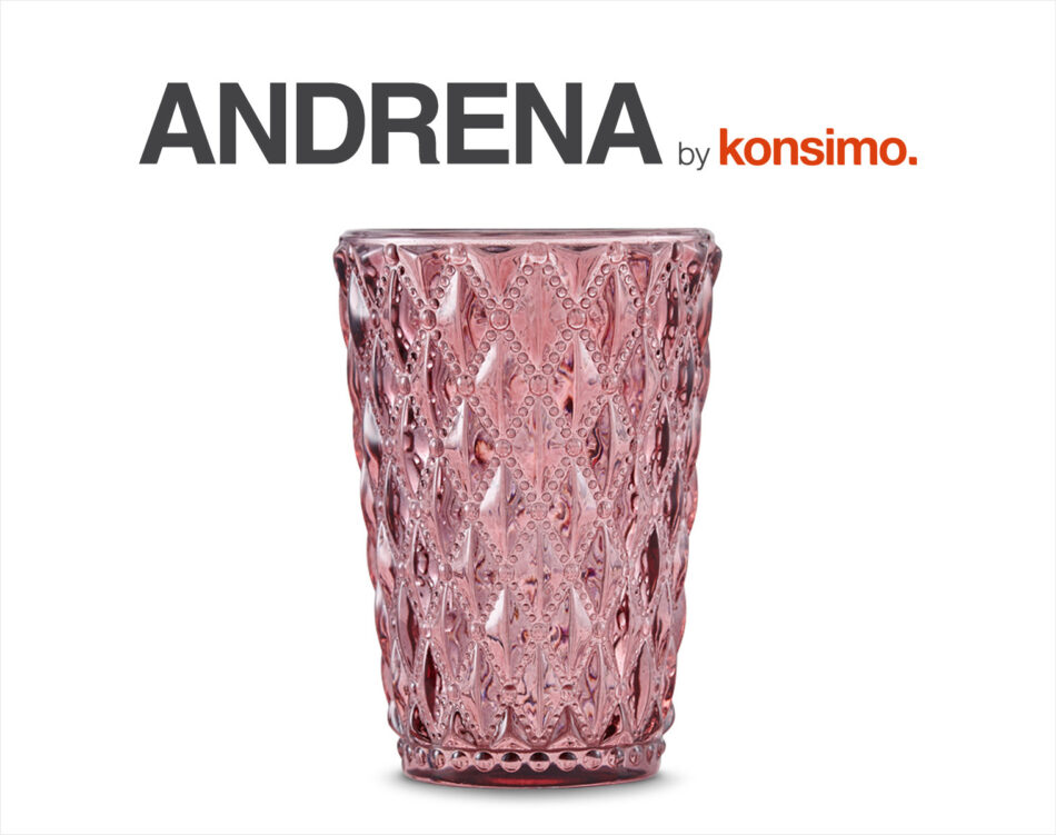 ANDRENA Świecznik brązowy - zdjęcie 2