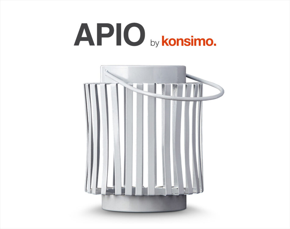 APIO Lampion szary - zdjęcie 2