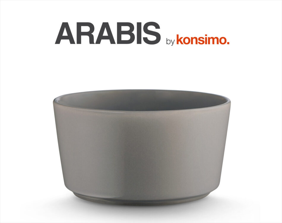 ARABIS Miska szary - zdjęcie 3