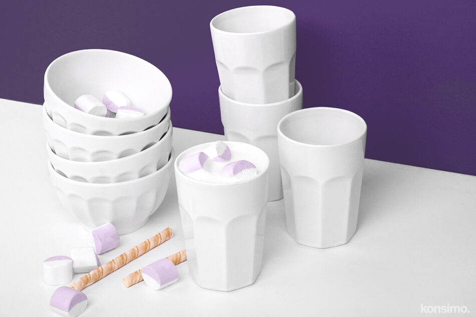 CAMPI Kubek biały - zdjęcie 1