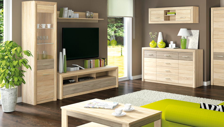 ARNIKA Regał prawy dąb sonoma - zdjęcie 1