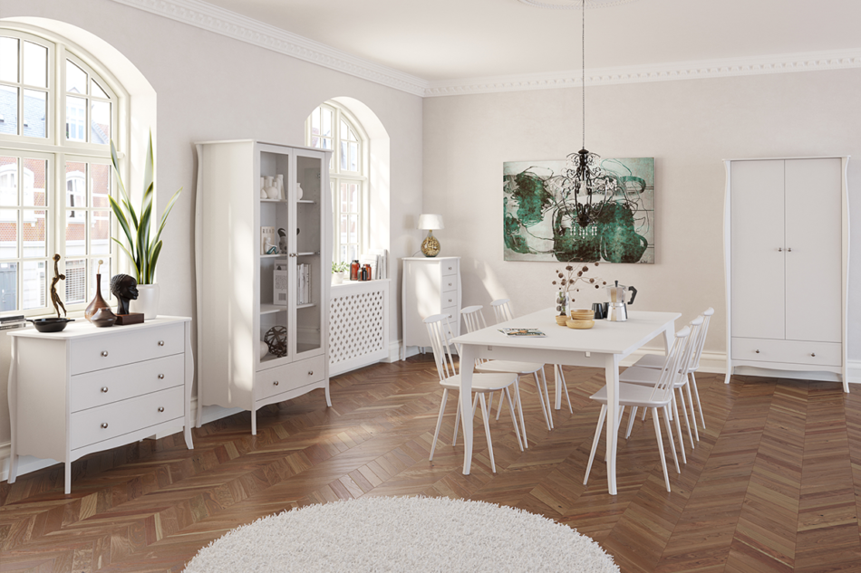 BAROQUE Stolik kawowy biały - zdjęcie 6