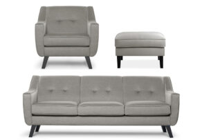 TERSO, https://dev1-mda.konsimo.pl/kolekcja/terso/ Zestaw mebli do salonu, 3 el. beżowy - zdjęcie