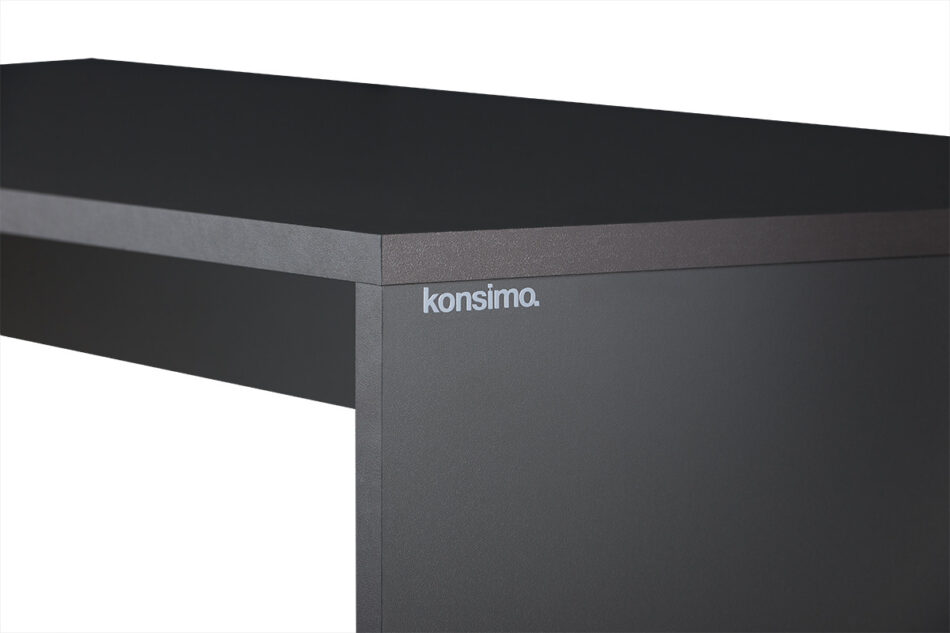 SHIBU Biurko z szafką dla dziecka grafit/biały/różowy - zdjęcie 4