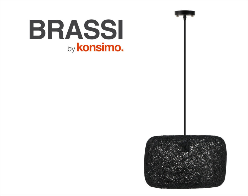 BRASSI Lampa wisząca czarny - zdjęcie 5