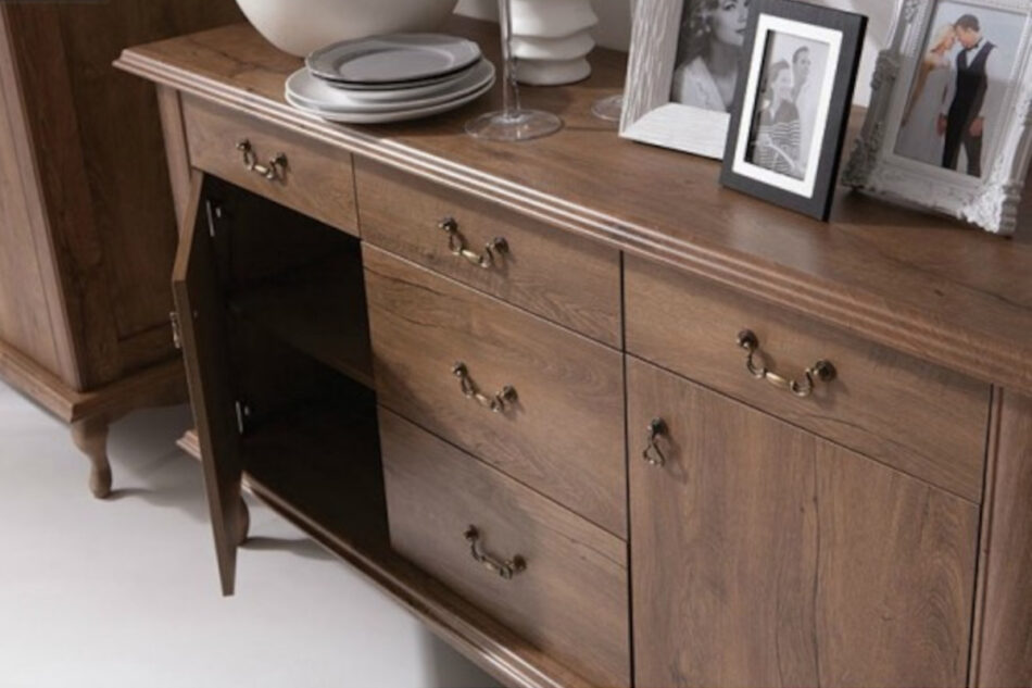 BRITON Komoda ciemny dąb - zdjęcie 2