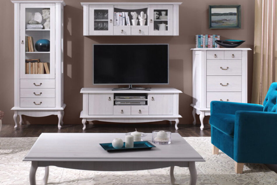 BRITON Witryna biały - zdjęcie 1