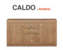 CALDO Komoda dąb naturalny - zdjęcie 10