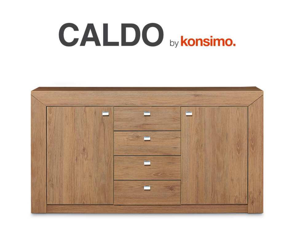CALDO Komoda dąb naturalny - zdjęcie 9