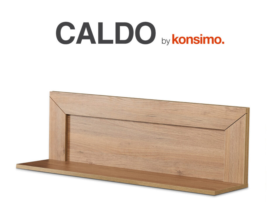 CALDO Półka wisząca dąb naturalny - zdjęcie 5