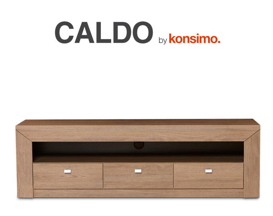 CALDO Szafka RTV dąb naturalny - zdjęcie 8