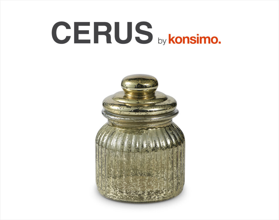 CERUS Pudełko złoty - zdjęcie 1