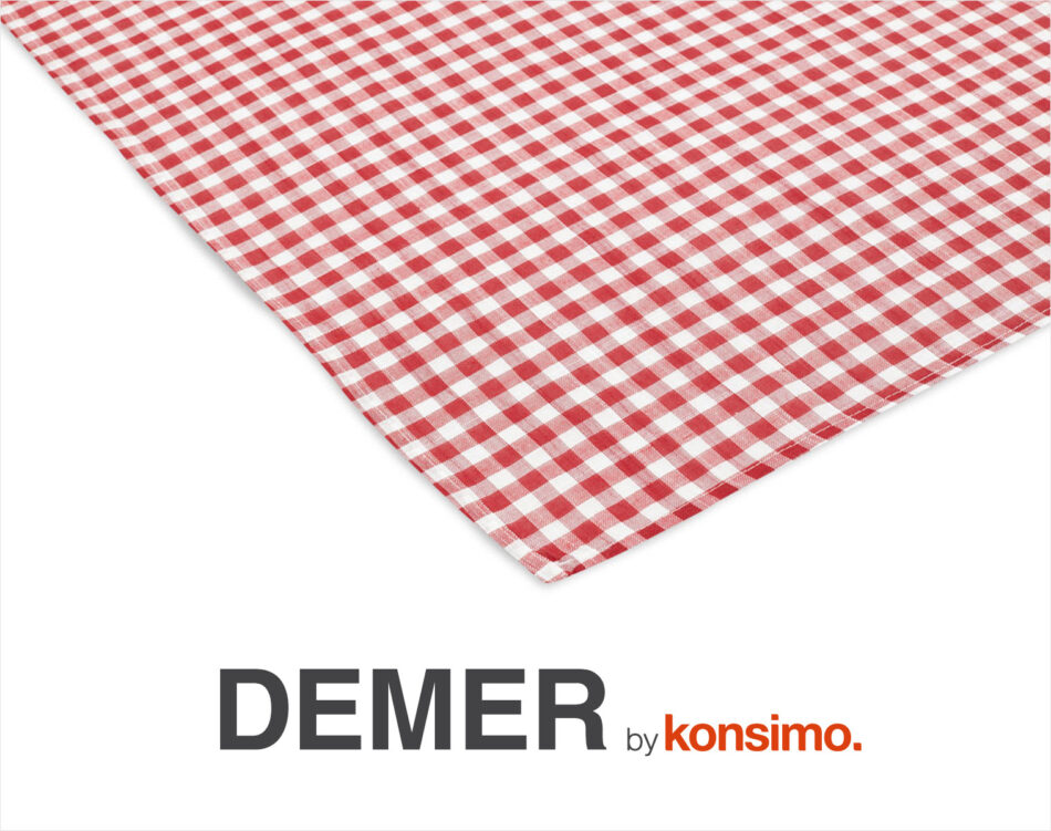 DEMER Serweta czerwony - zdjęcie 4
