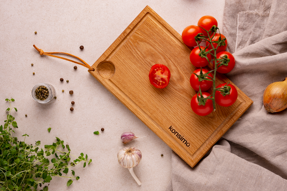 POENI Deska do krojenia dąb olejowany - zdjęcie 1