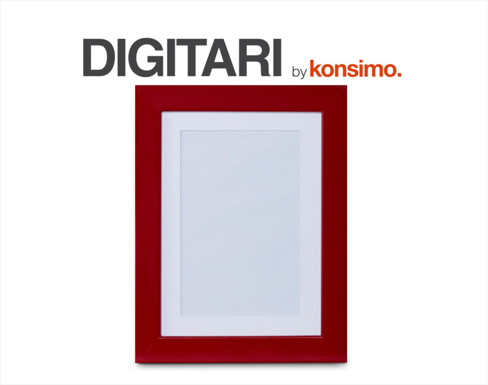 DIGITARI Ramka czerwony - zdjęcie 2