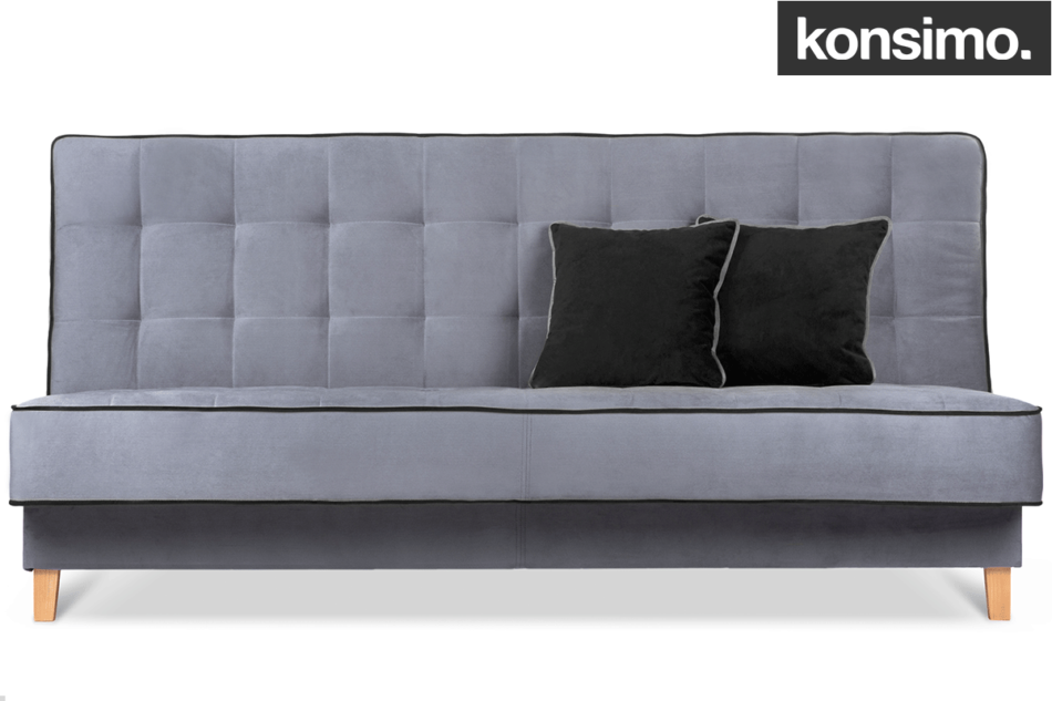 DOZER Wersalka szary/czarny - zdjęcie 10