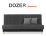 DOZER Wersalka czarny/szary - zdjęcie 10