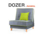 DOZER Fotel szary/zielony - zdjęcie 10