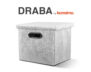 DRABA Pudełko biały/srebrny - zdjęcie 4