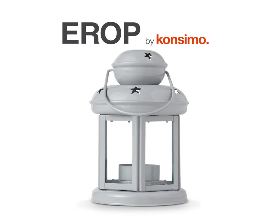 EROP Lampion szary - zdjęcie 2