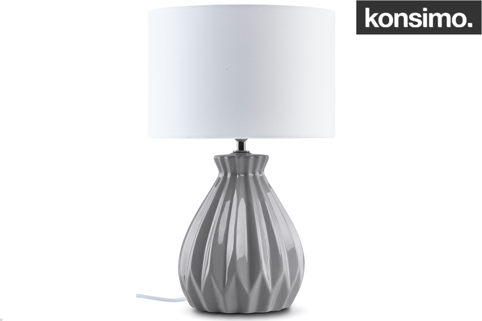 FABO Lampa stołowa szary/biały - zdjęcie 8