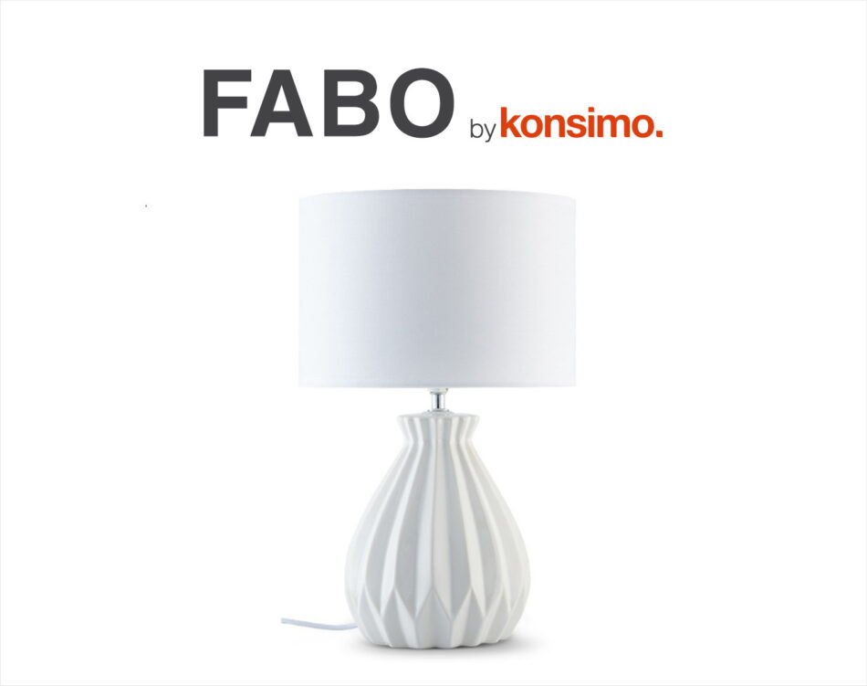 FABO Lampa stołowa biały - zdjęcie 5