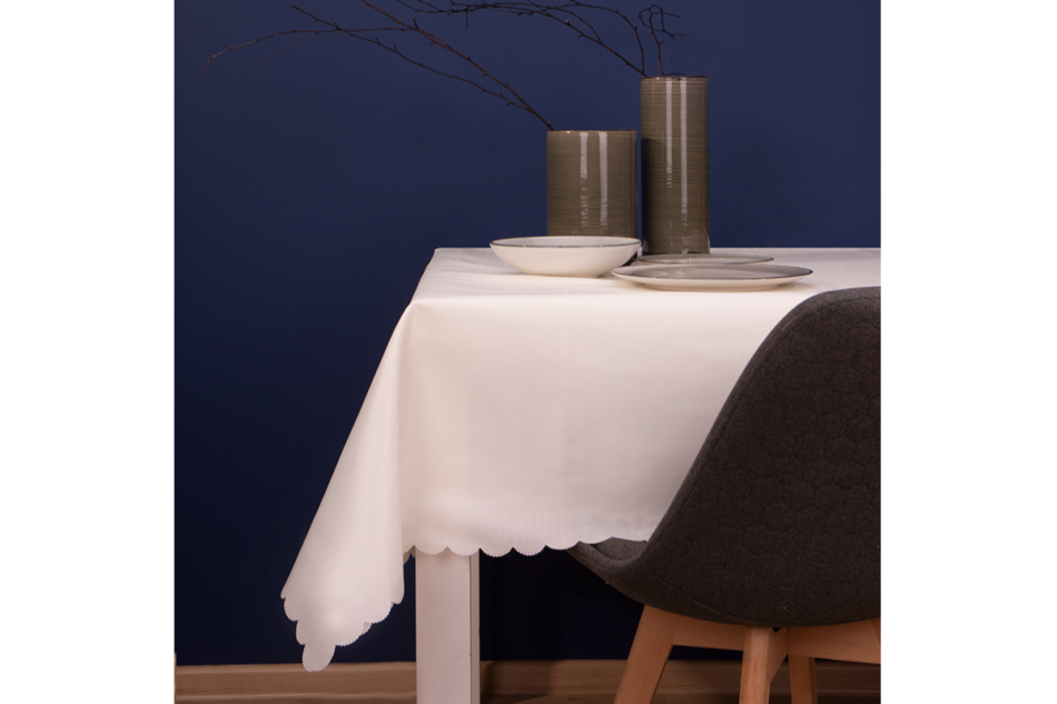 FIBRETI Obrus ecru - zdjęcie 1