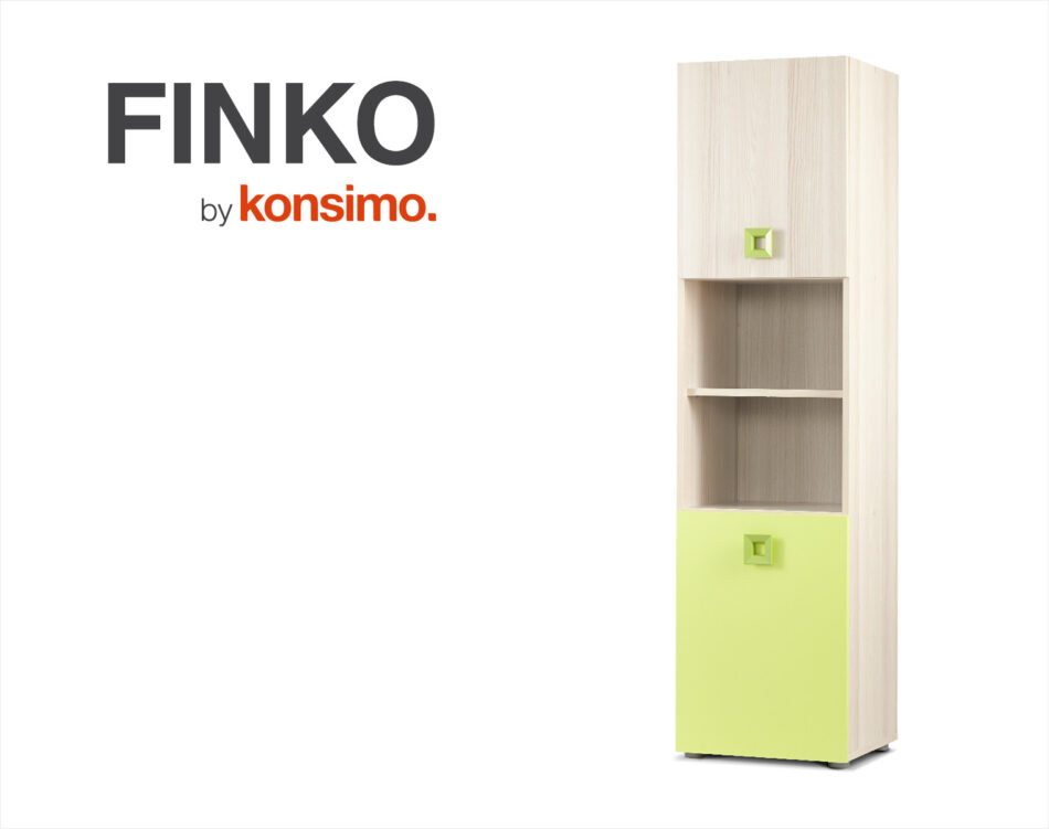FINKO Regał jesion/zielony - zdjęcie 5