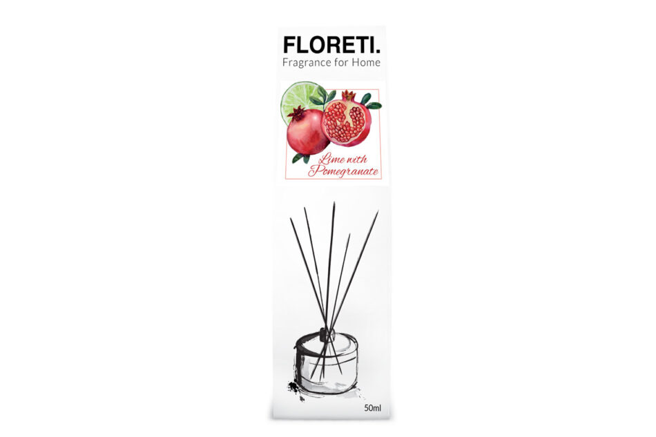 FLORETI Dyfuzor zapachowy limonka/granat - zdjęcie 5