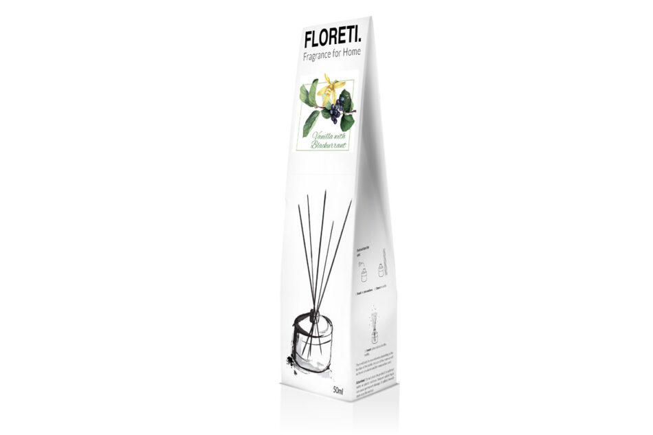 FLORETI Dyfuzor zapachowy wanilia/czarna porzeczka - zdjęcie 6
