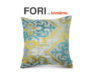 FORI Poszewka na poduszkę turkusowy - zdjęcie 3