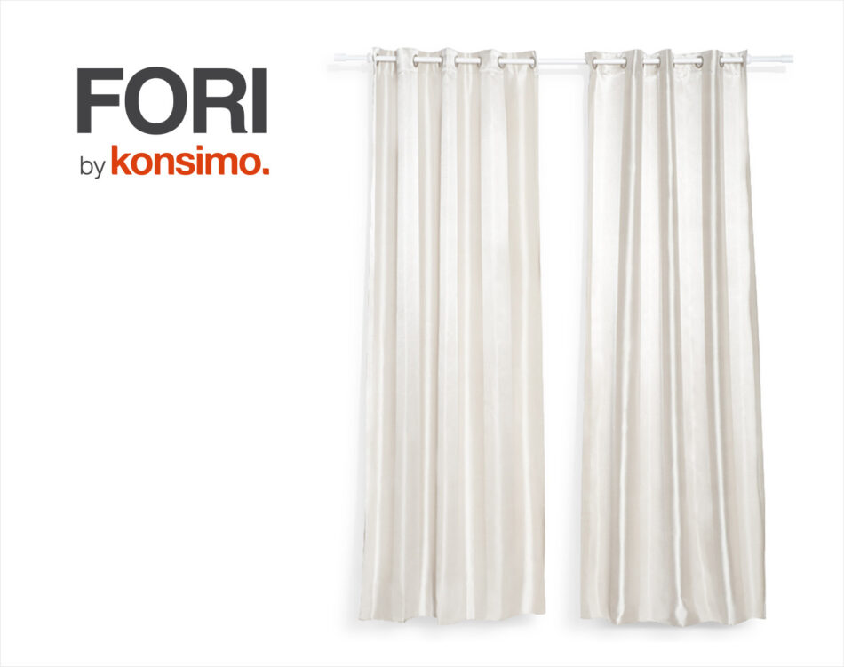FORI Zasłona kremowy - zdjęcie 3