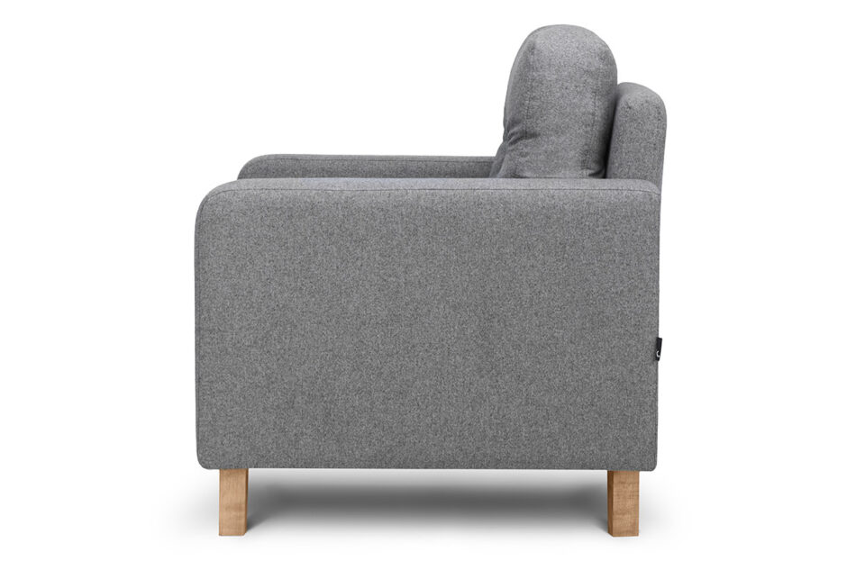 ERISO Ciemnoszary fotel do salonu ciemny szary - zdjęcie 3