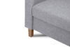 ERISO Szary fotel do salonu jasny szary - zdjęcie 5