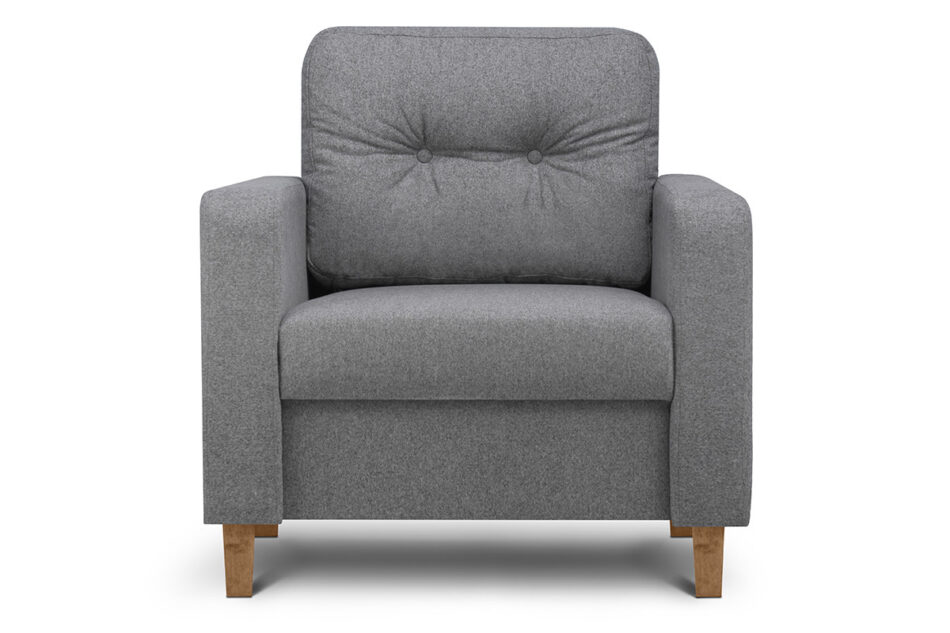 ERISO Ciemnoszary fotel do salonu ciemny szary - zdjęcie 0