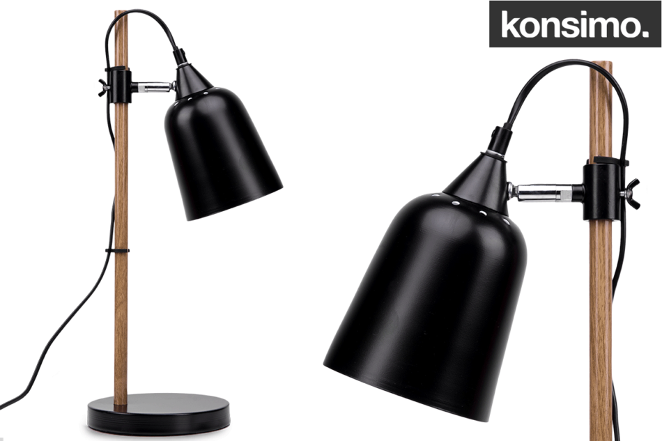 HALI Lampa stołowa czarny - zdjęcie 3