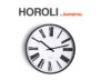 HOROLI Zegar biały/czarny - zdjęcie 4