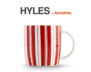 HYLES Kubek biały/czerwony - zdjęcie 3