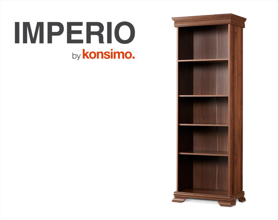 IMPERIO Regał do salonu orzech - zdjęcie 2