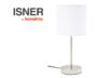 ISNER Lampa stołowa srebrny/biały - zdjęcie 5