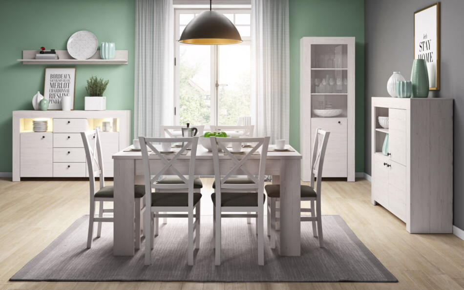 SAMBU Komoda biały - zdjęcie 1