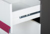 SHIBU Pojemna komoda dla dziecka grafit/biały/różowy - zdjęcie 2