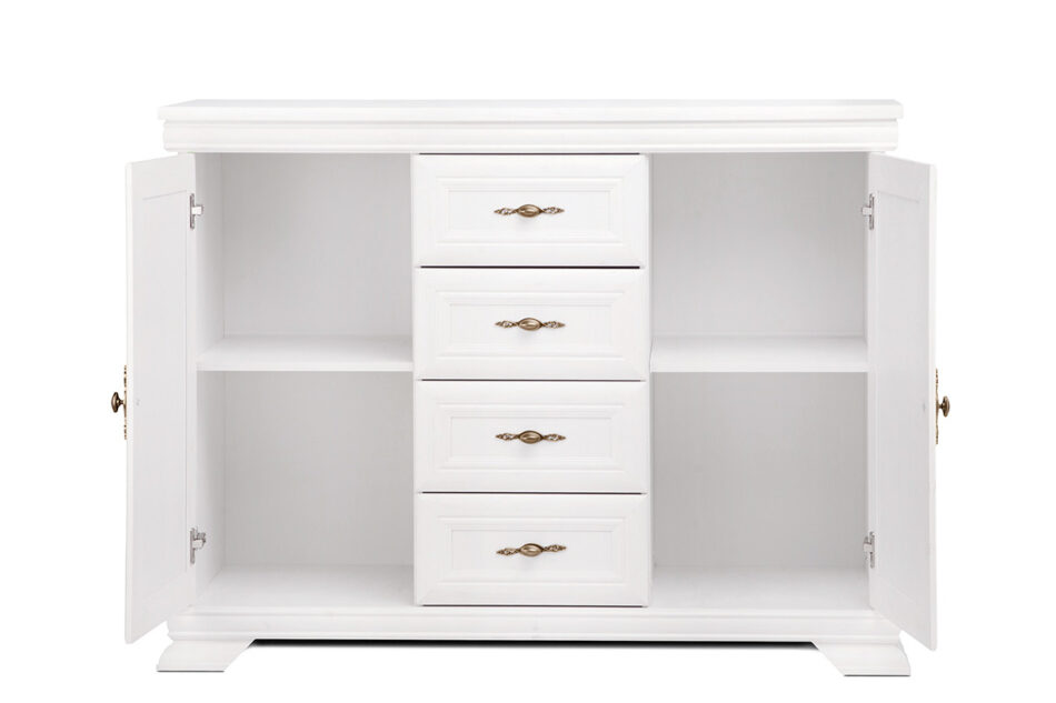 IMPERIO Biała komoda do salonu biały - zdjęcie 3