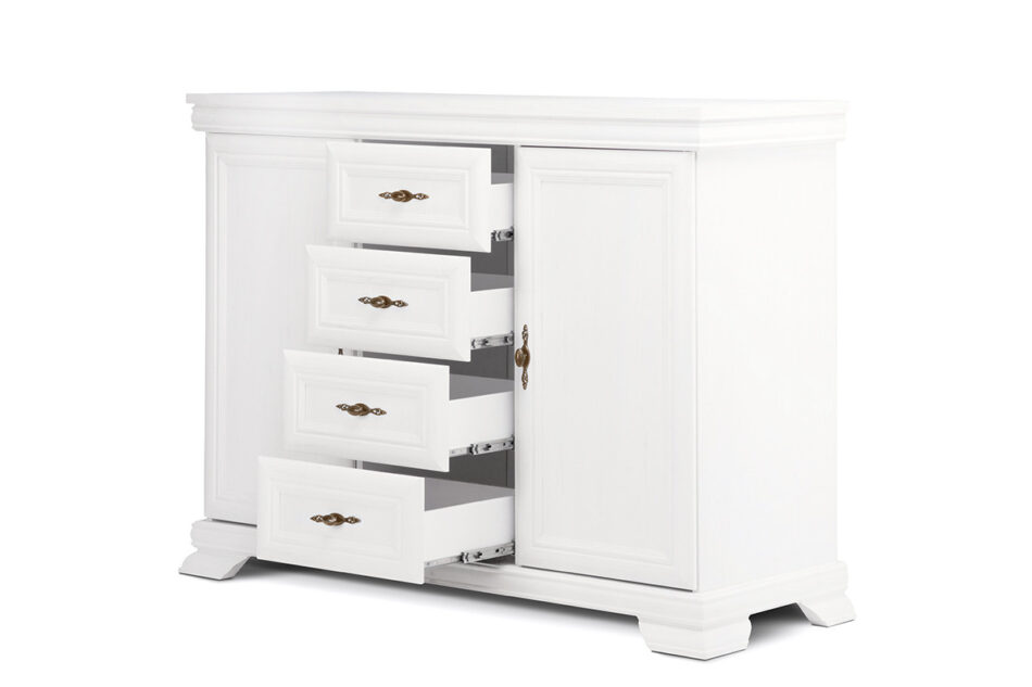 IMPERIO Biała komoda do salonu biały - zdjęcie 2