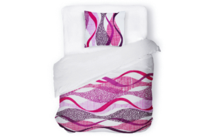 ARTIP, https://dev1-mda.konsimo.pl/kolekcja/artip/ Komplet pościeli biały/różowy/fioletowy - zdjęcie