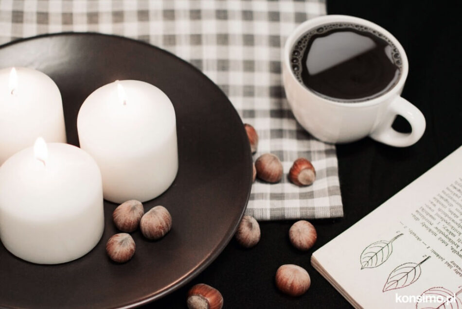 ERES Świeca kremowy - zdjęcie 1