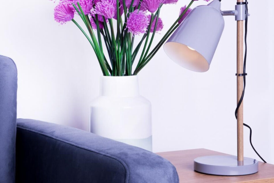 HALI Lampa stołowa szary - zdjęcie 1